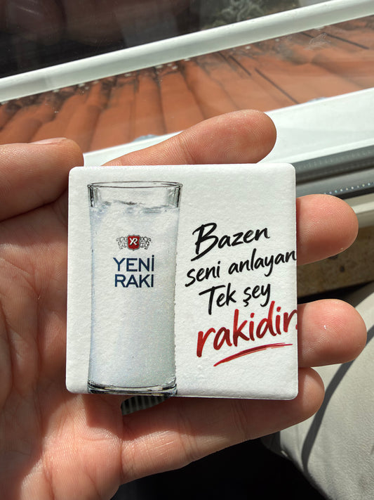 Originalfoto des Rakı-Moment Keramikmagneten
