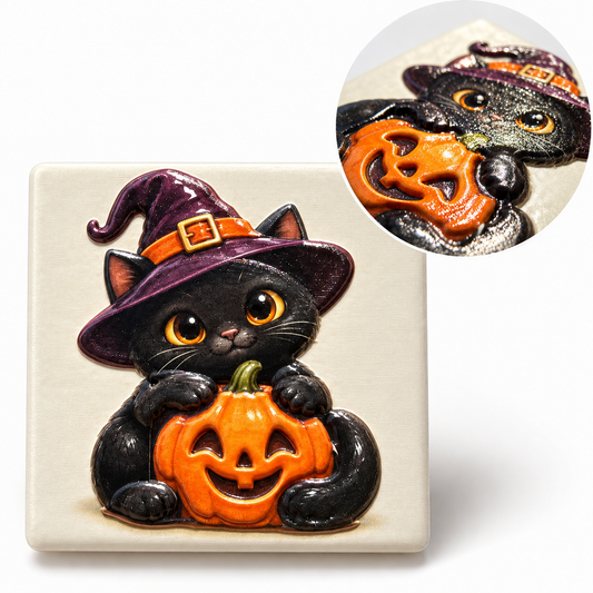 Mockup: Hexenkatze – enthalten im Spooky Minis – Nachtschwärmer | 2er-Set